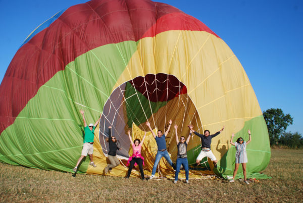 Airona vuelo en globo compartido económico