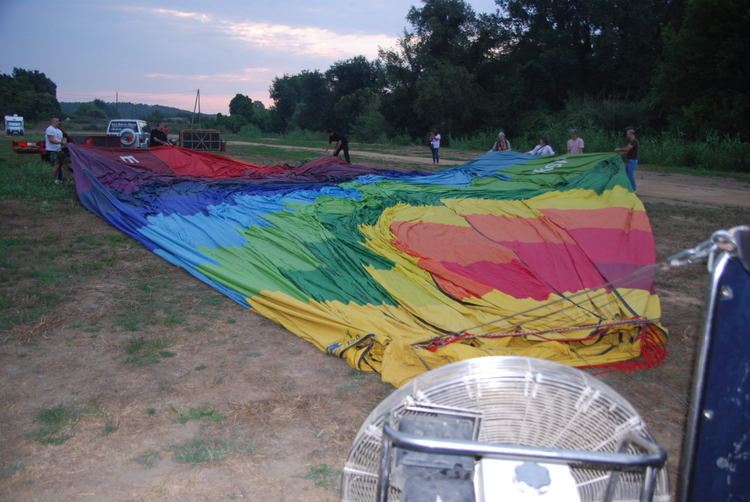 Etapa de vuelo en globo