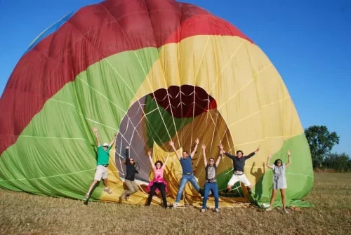 Vuelo en globo económico